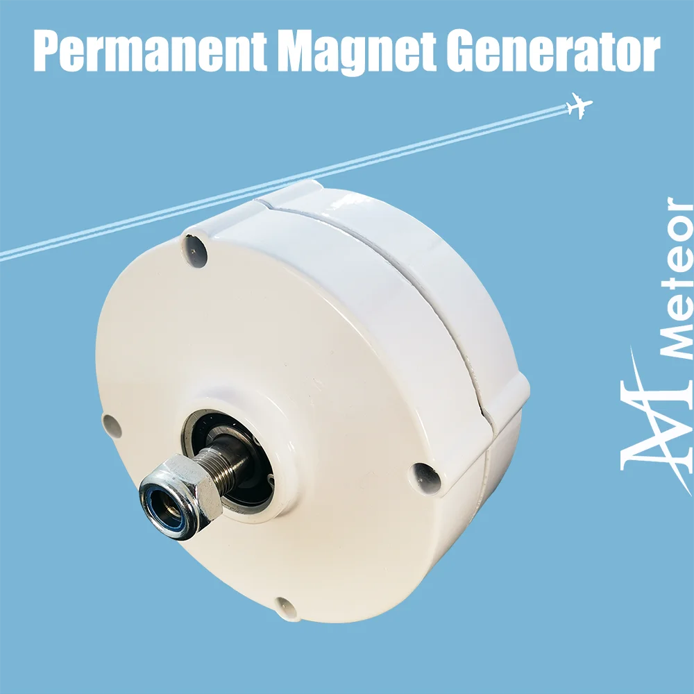 Imagem -06 - Gerador de Turbina Eólica Pmg 500w Ímã Permanente 12v 24v 48v ac Power Dínamo Magnético Turbina de Água Hydro Alternator Energia Livre