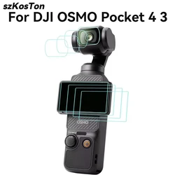Protezione dello schermo dell'obiettivo per DJI Osmo Pocket 3 9H durezza copertura in vetro temperato Anti-Scrach Anti-impronta Anti-bolla