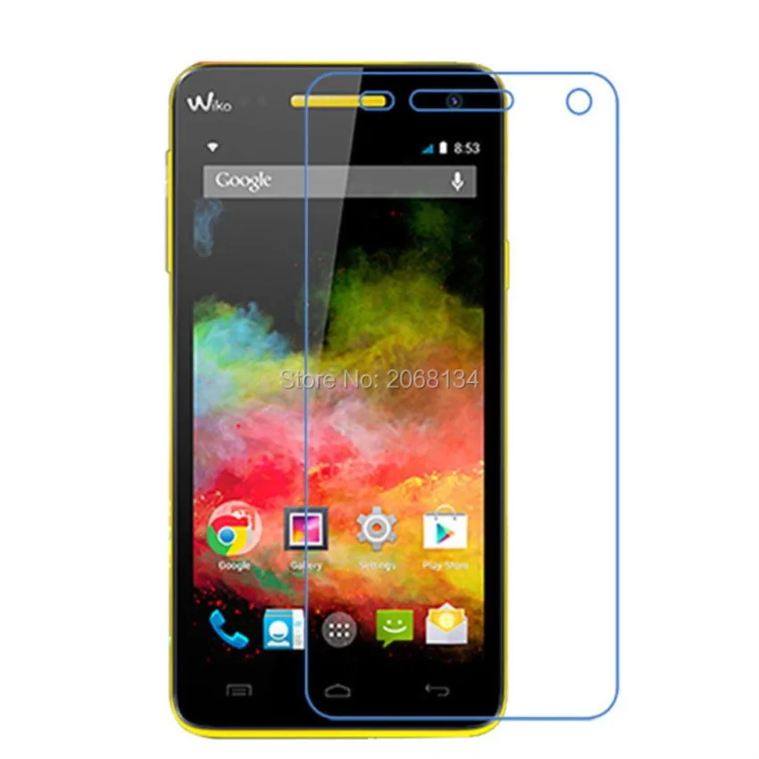 safety shield front tempered glass 9h protective film explosion-proof screen protector for explay fresh / wiko rainbow