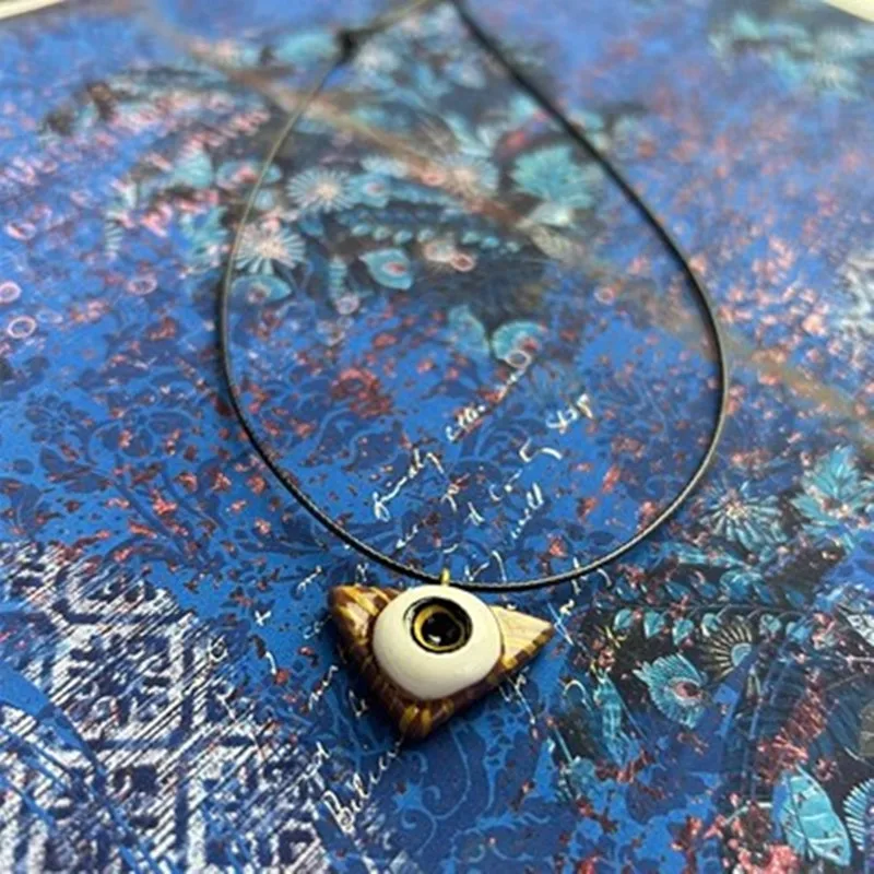 

Jewelry China Hand-painted Ceramic necklace Evil Eye Necklace Pendant Chain Necklace Pendants For women men gift