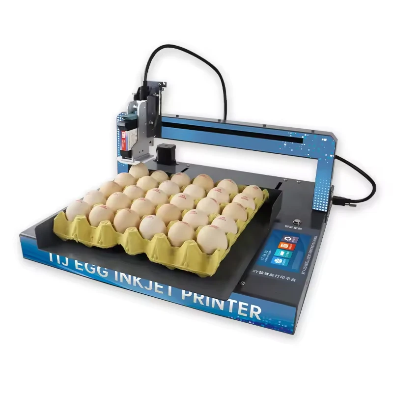 GREAT FARM Hot Sale Poultry Farm Egg Machine Automatic Egg Coding Machine Egg Code Date Stamp Printer Printing Tools