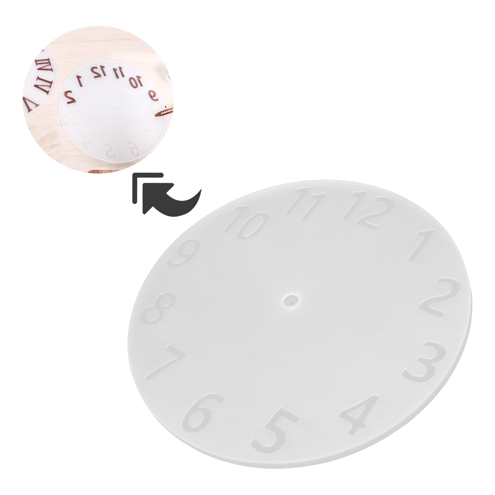 

Clock Glue Dripping Mold Casting Diy Silicone Molds Crafting Decorative Resin Kit