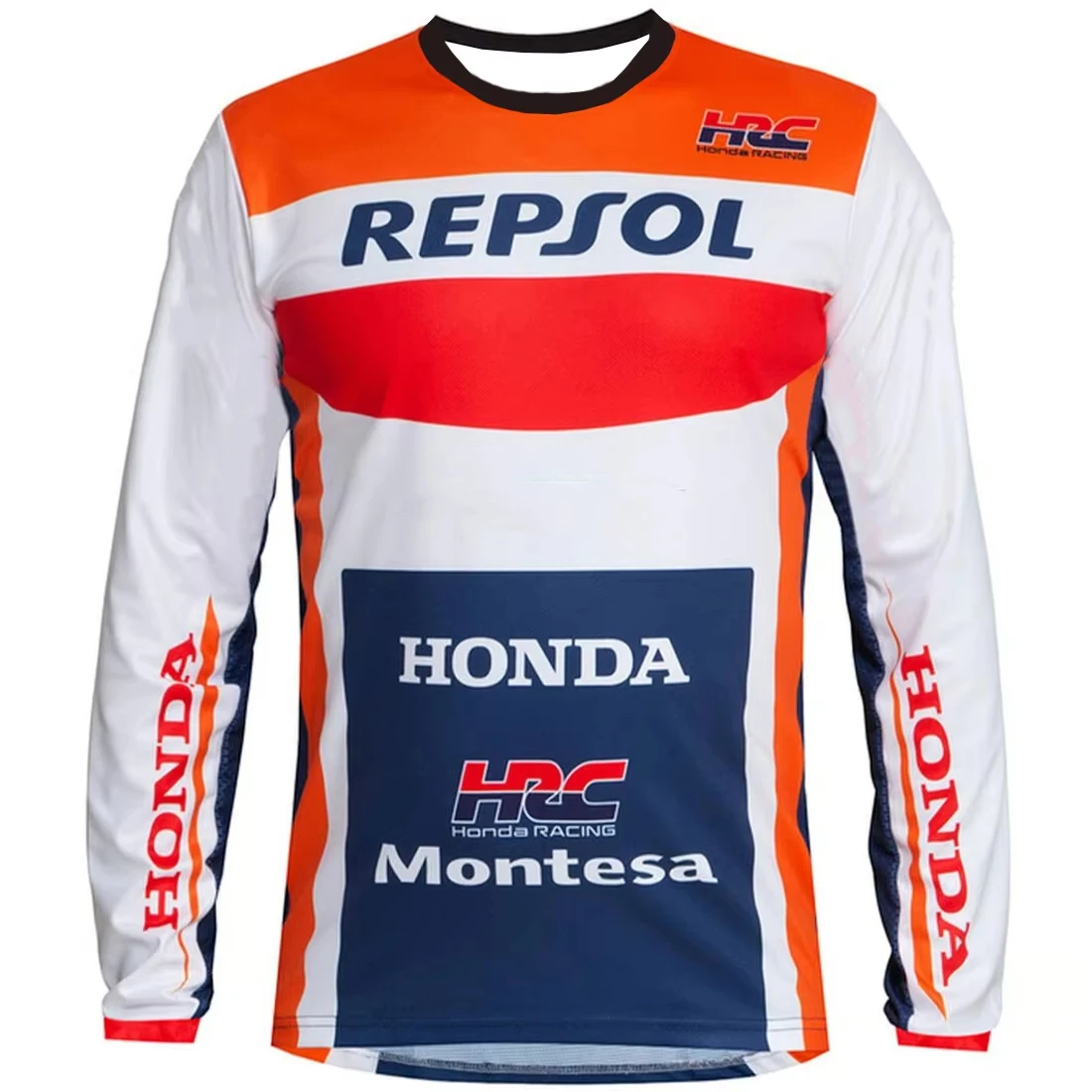 

Honda Racing Suit Men Women Motorcycle Off-Road Oversized Breathable Quick Drying Jersey O-Neck Fashionable Casual Sports Shirt