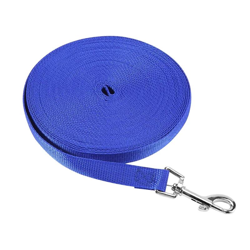 Blue 50ft/15m Long Dog Pet Puppy Training Obedience Lead Leash