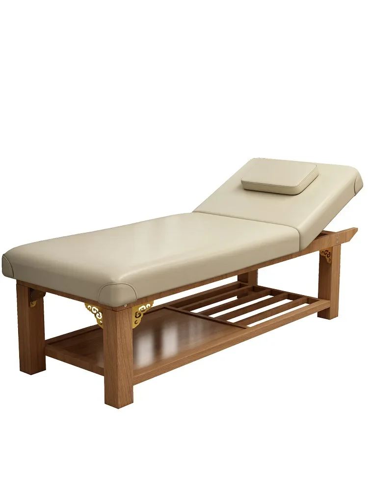 Embroidered bed with perforated patterns, fire therapy bed, and massage therapy specifically designed for beauty salons