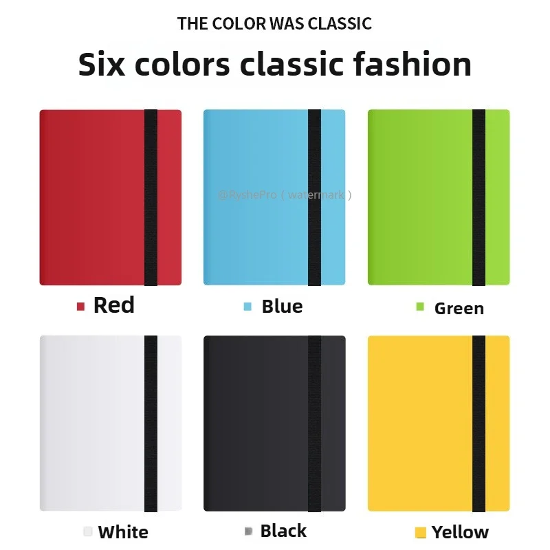Kaartbinder met 9-pocket Trading Card Album Display Binder 360 zijladen zakhouder voor TCG Yugioh MTG Game Card Book