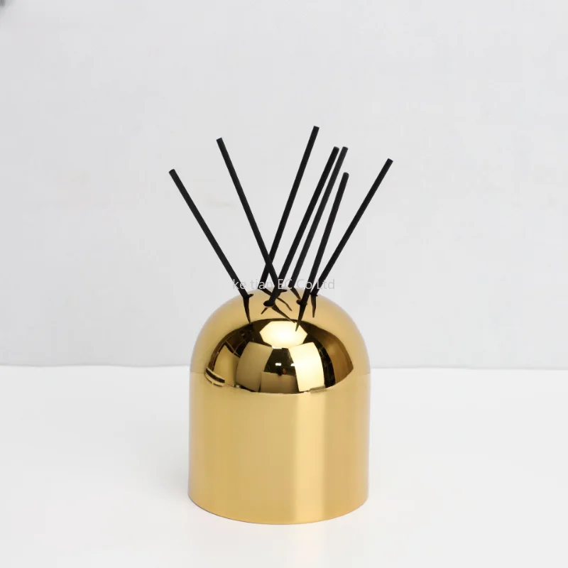 European Luxury Metal Aromatherapy Bottle Light Empty Bottle Living Room Wardrobe Ark Aromatherapy Diffuser Home Decoration Gift