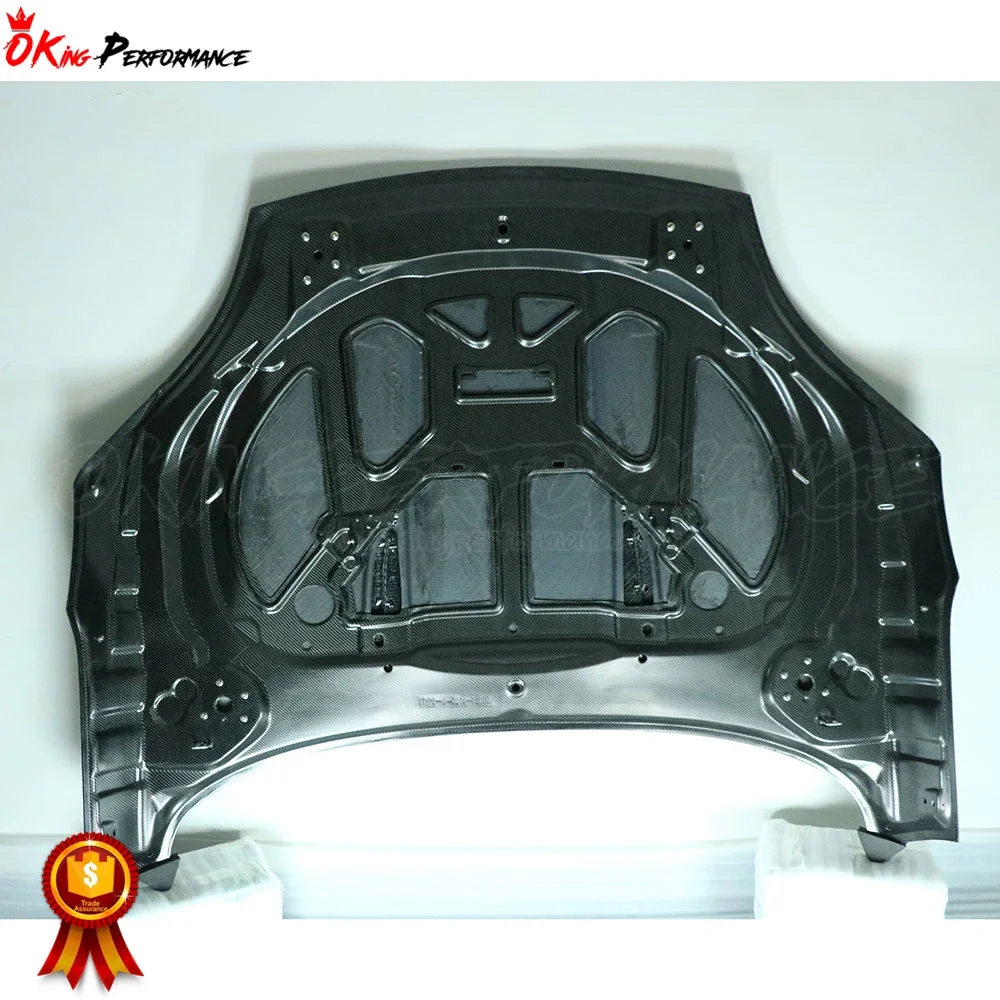 Double Side Carbon Fiber Hood For Jaguar F-Type Engine Hood Bonnet