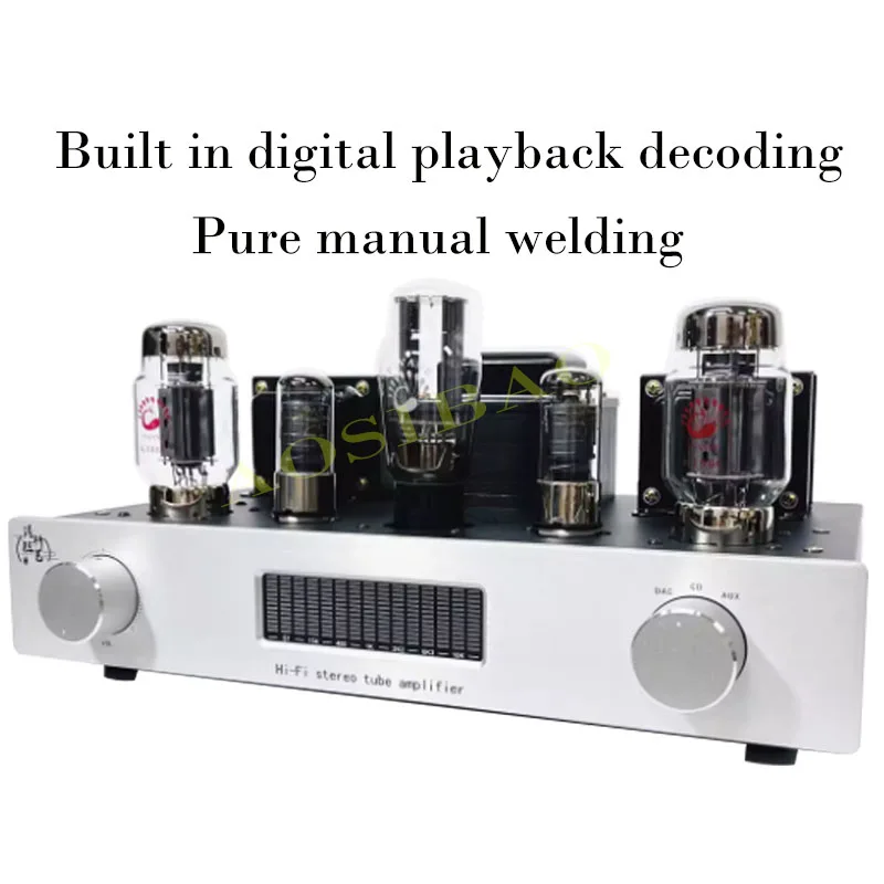 

AIYIMA SMSL HIFI KT88 Vacuum Tube Amplifier 16W 2.0 Class A Power Amplifier Handmade Built Bluetooth Decoding lossless playback