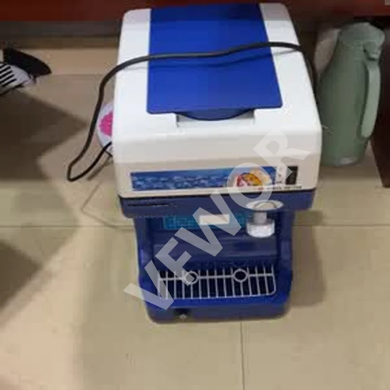 Efficient Commercial Multi-Function Ice Shaver Adjustable   Thickness Ice Crusher Meets Various Recipe Texture Needs