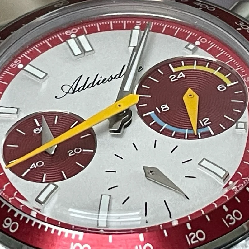 

ADDIESDIVE Mens Watches Bubble Glass VK63 Multifunction Chronography Quartz Watch Waterproof BGW9 Luminous NEW Wristwatch AD2539