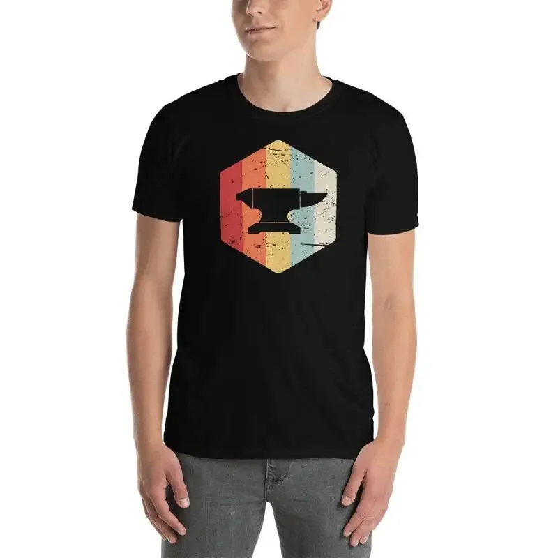 Blacksmith T Shirt Retro Style Blacksmithing