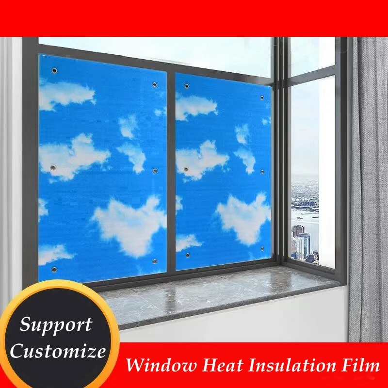 Window Sun Shade Film Sunshine Room Aluminum Foil Insulation Pad Thicken Sash Roof Insulation Sunshade Shad Home UV Protect Film
