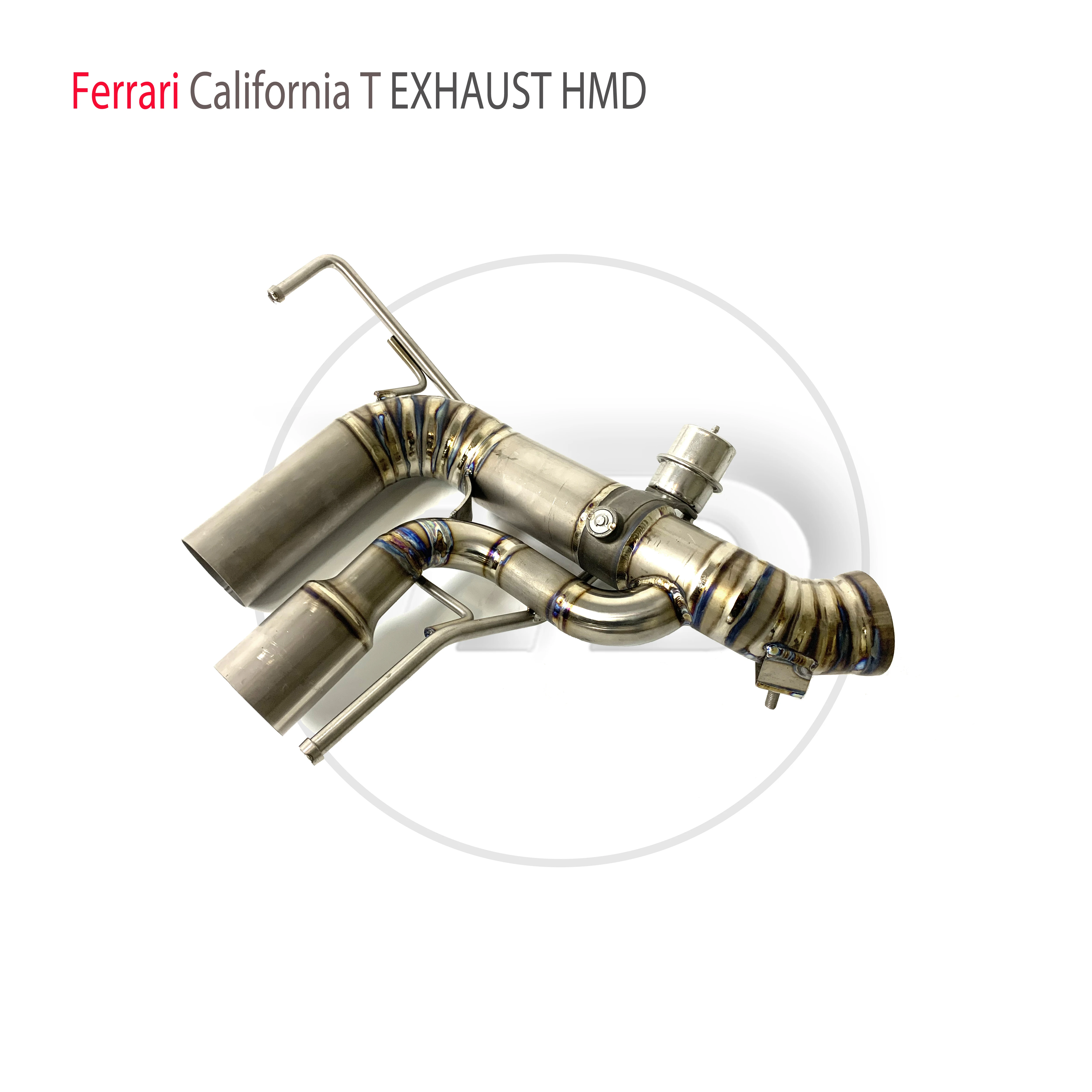 HMD Titanium Alloy Exhaust System Performance Valve Catback is Suitable For Ferrari California T Muffler For Cars