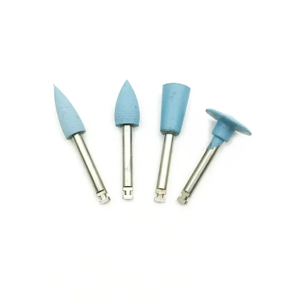 4pcs Mix RA Grinding Heads Dental Polishing Teeth Polishing Tool for Low-speed Teeth Machine Polishing Whitening Product