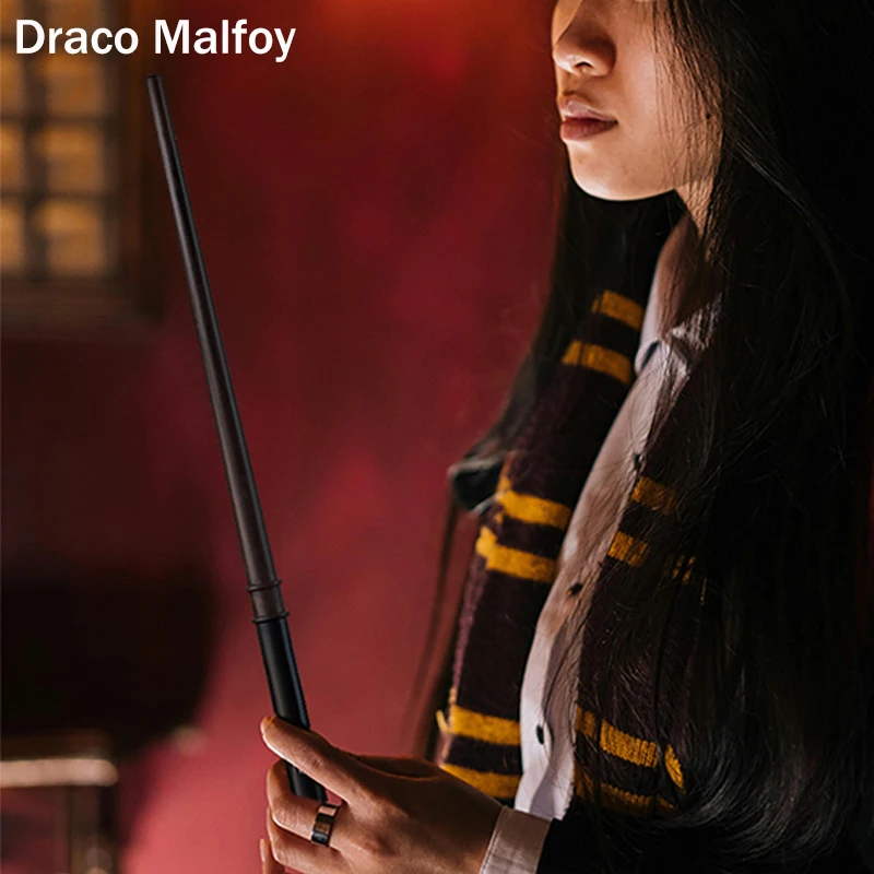 Harries Potters Cosplay Magic Wand Props Hogwarts Combat Weapons Toys Hermione Malfoy Staff Halloween Party Prop for Adult