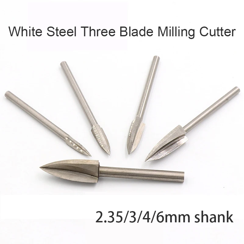 Juego de brocas para tallar madera, herramienta rotativa Dremel, accesorios de taladro de grabado, broca de fresado, herramientas de carpintería, 1 Uds.