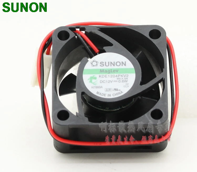 For Sunon Maglev fan KDE1204PKV2 4cm 40mm 4020 12V 0.6W silent quiet server inverter cooling fan