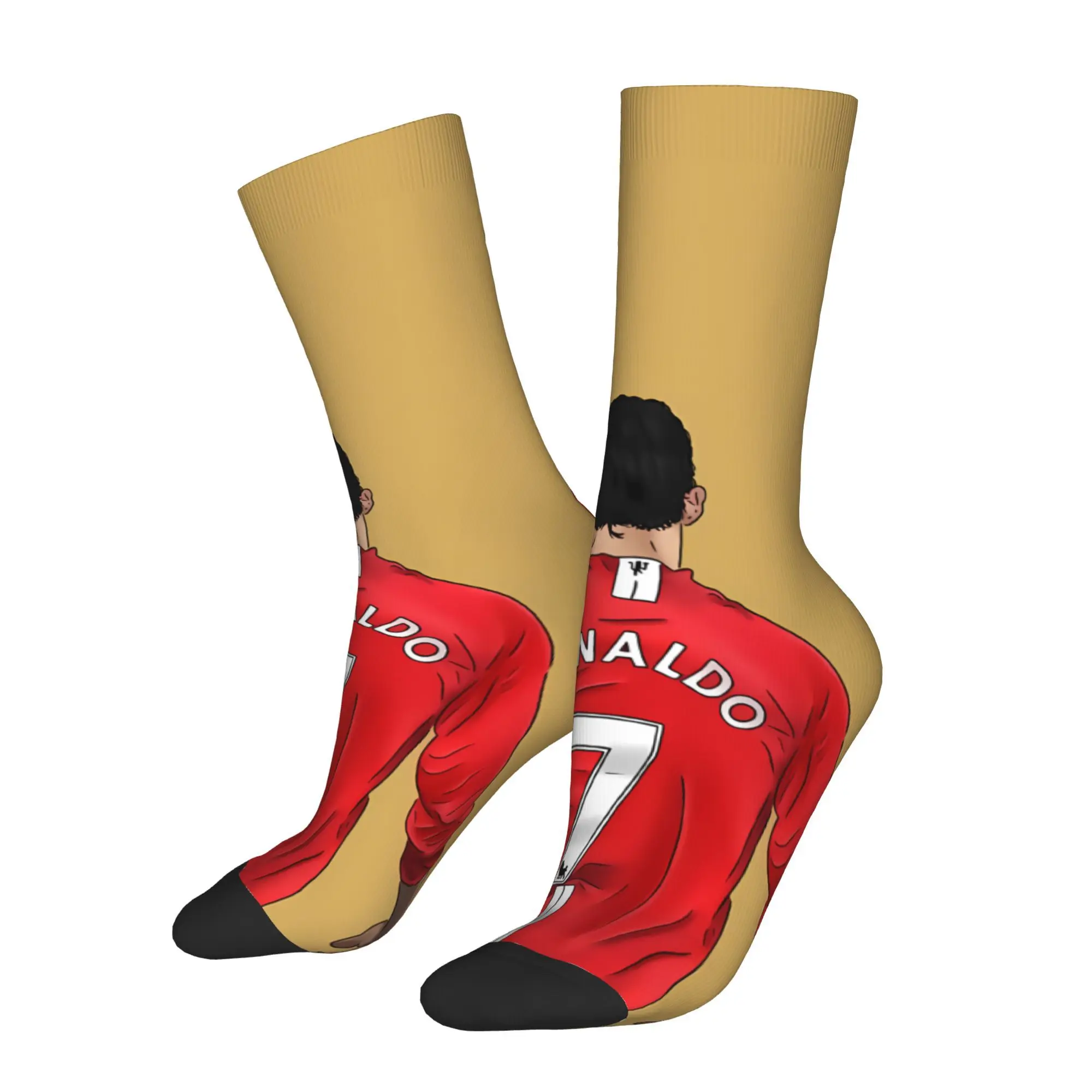 

Seven soccer Socks Male Mens Women Spring Stockings Printed