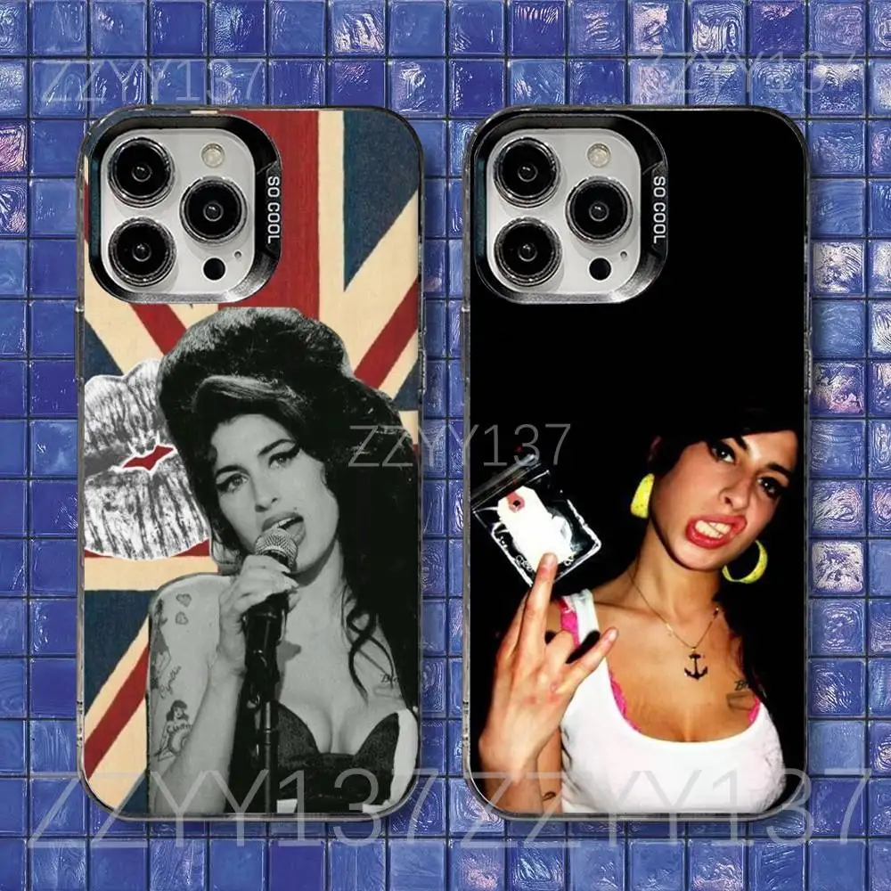 

Amy Winehouse Back To Black Phone Case For iPhone 16,15,14,13,12,11,8,7,Pro,Max,Plus,Mini,XS,SE Shockproof Matte Cover