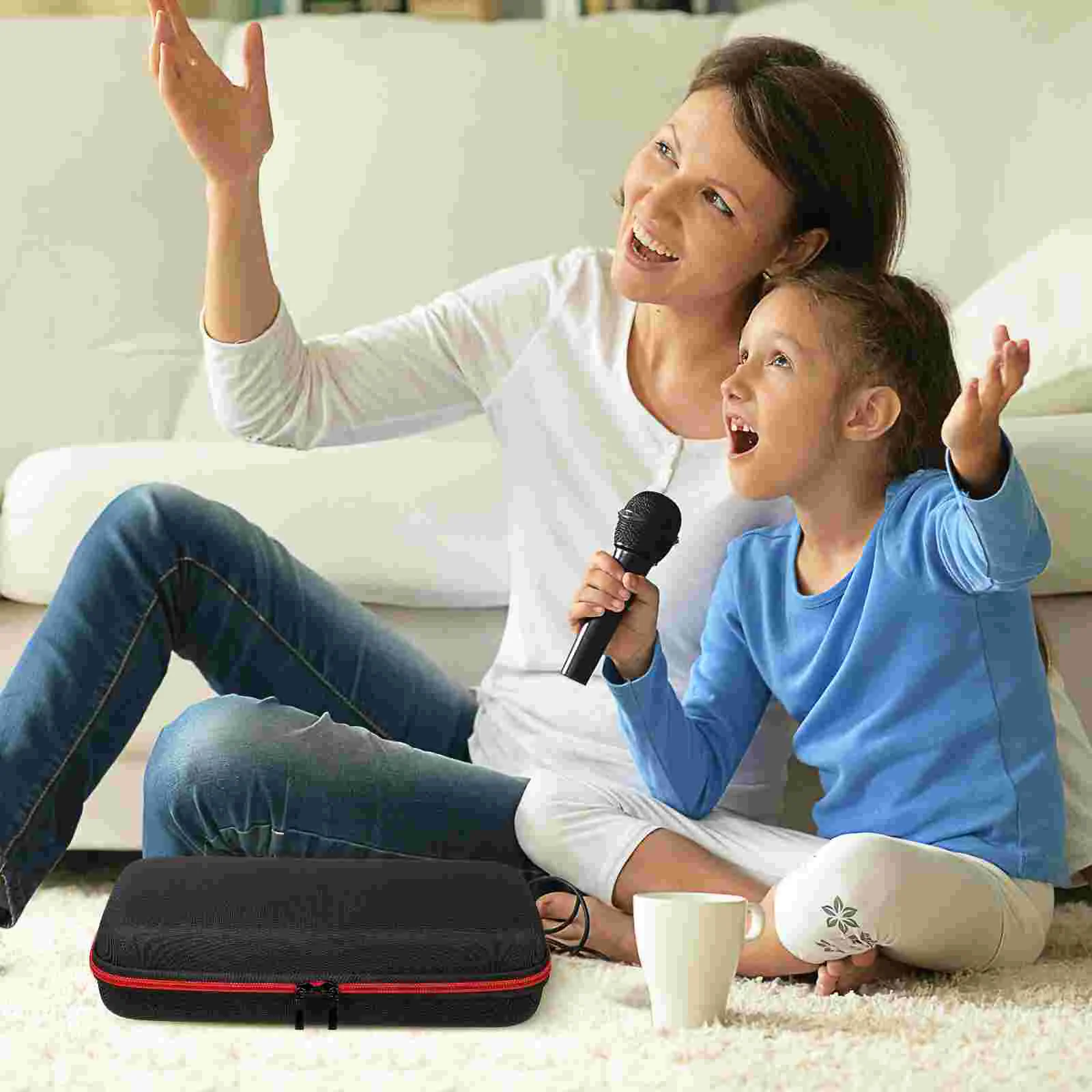 Storage Bag for Mic Microphone Hard Box Electronic Product Digital