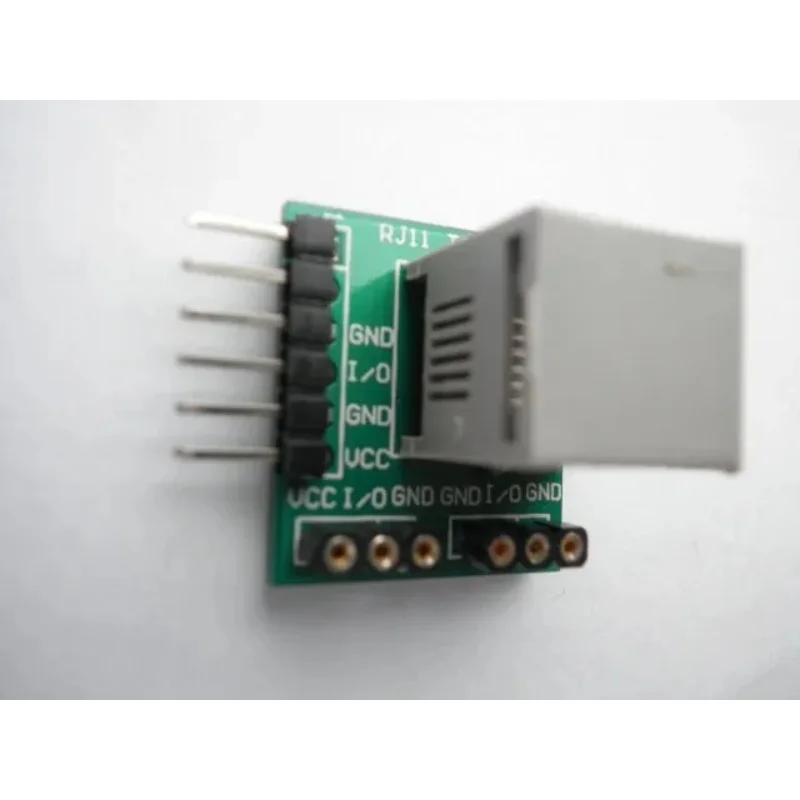 5Pcs RJ11 to 6Pin Interface Board (convert DS9097/DS9490 RJ11 Port into 6pin Bent Needle)