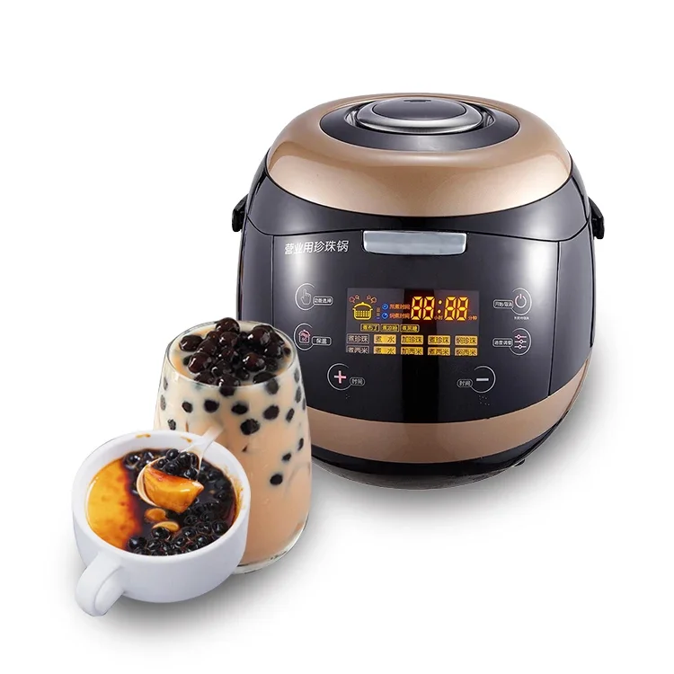 Free shipping to door 5L pearl milk tea cooker/automatic boba cooker/tapioca boba pearl rice pot cooker