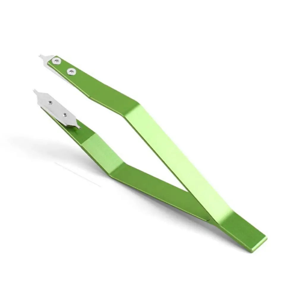 V-förmiger Uhren-Federsteg-Entferner, professionelles Präzisions-Federsteg-Pinzette, stabile Uhrenreparaturwerkzeug aus Aluminiumlegierung