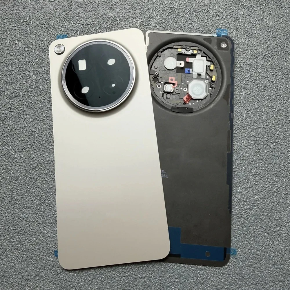 For Oppo Find N6 5G / CPH2765 Global Rear Battery Glass Panel Case Back Cover Housing + Camera Lens Frame Spare Part