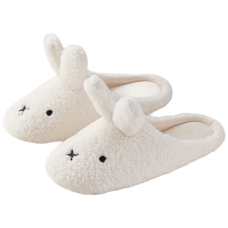 Miffy Comfort Warm Cartoon Cute Anti Slip girl Slippers Kawaii white rabbit Slippers