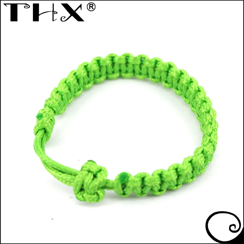 100% Handmade Craft Bracelet Cheap Fluorescent Green Handmade Fashion Bracelet