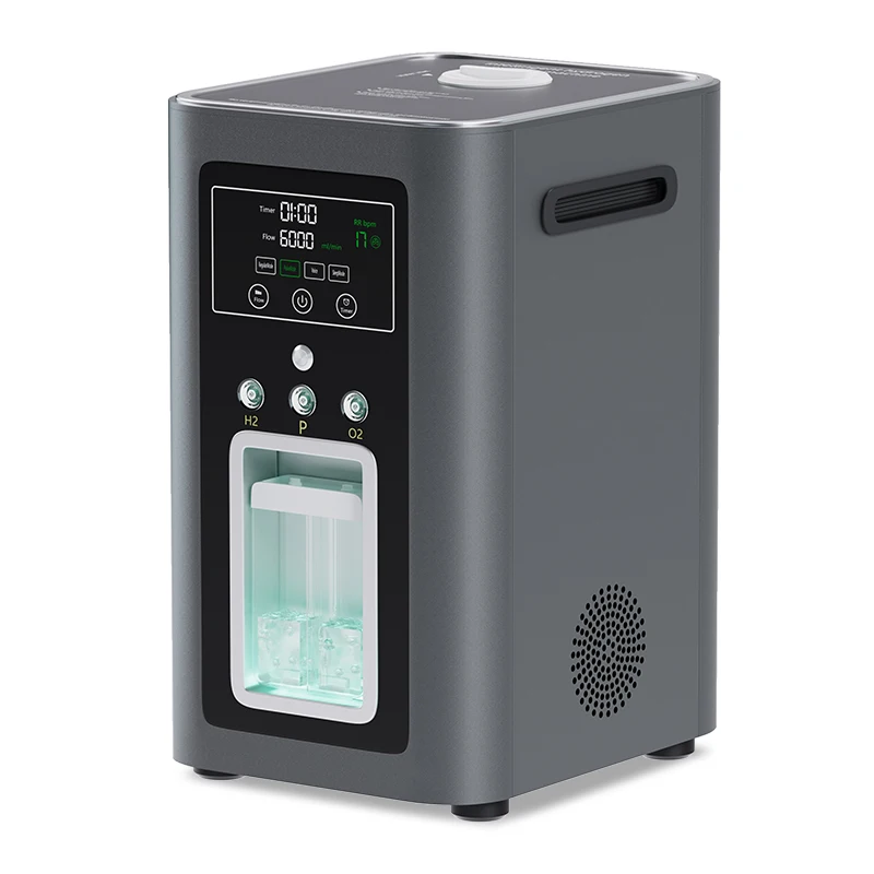 

1800 ml/min PEM electrolyzer hydrogen generator proton membrane technology household purity 99.9999% hydrogen inhaler