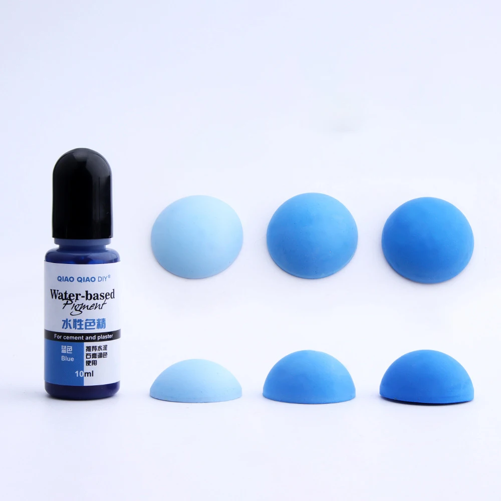 Gypsum Cement Coloring Aqueous Pigment For 10ml Gypsum Powder Color Concentrate Cement Plaster Mold Decoration Handmade
