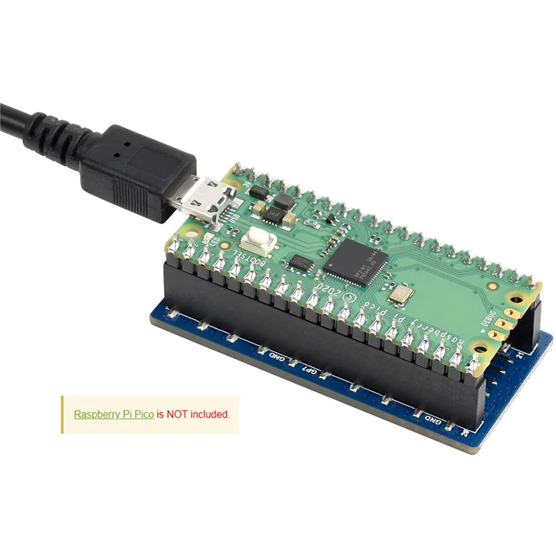 Waveshare RGB Full-Color LED Matrix Module for Raspberry Pi Pico, 16X10 Grid,with Embedded Controller IC and LED Chip