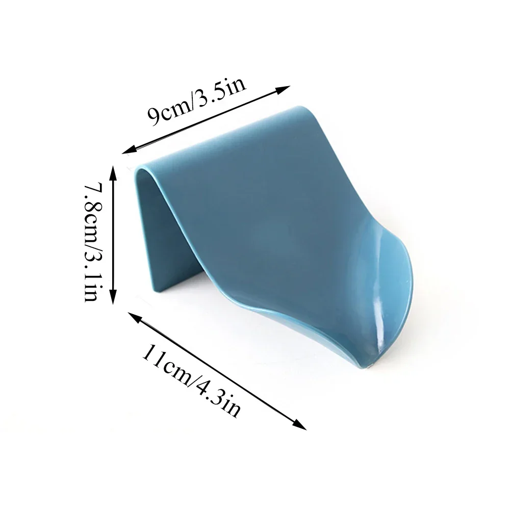 New Creative Soap Dish Self Adhesive Wall Mounted Soap Rack Multifunctional Bathroom Supplies Solid Drain Soap Holders
