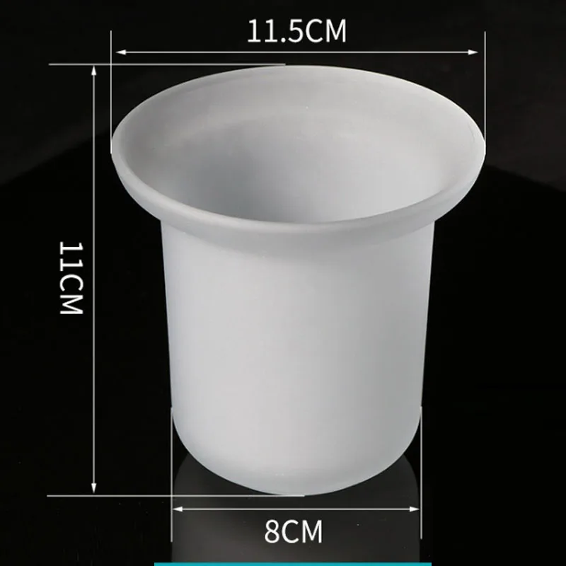 . Toilet Brush Cup Holder,Glass Made ,Bathroom accessories