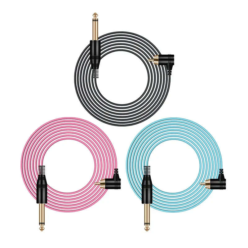 MAMBA High Quality Tattoo Clip Cord RCA Power Cord 2M Soft  Silicone Tattoo Cable for Tattoo Machine