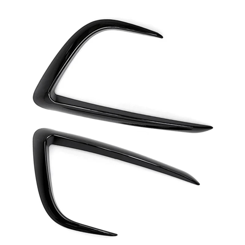 

For Tesla Model 3 Model Y Front Fog Light Cover Spoiler Wind Knife Surround Deflector Accessories