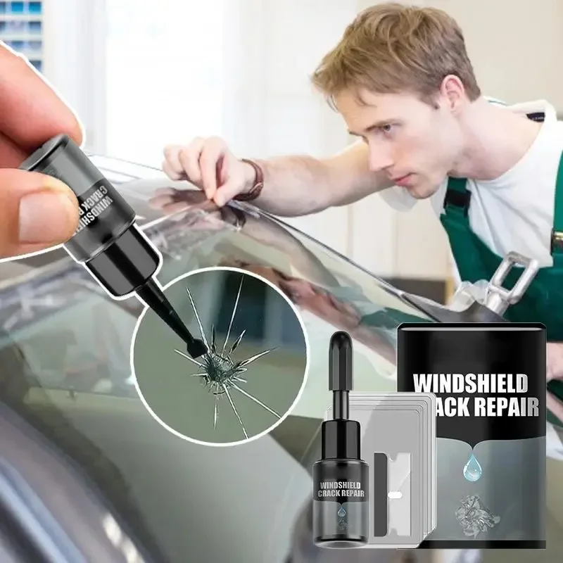 Car Windshield Cracked Repair Tool Upgrade Auto Glass Repair Fluid Auto Window Scratch Crack Restore Car Accessories