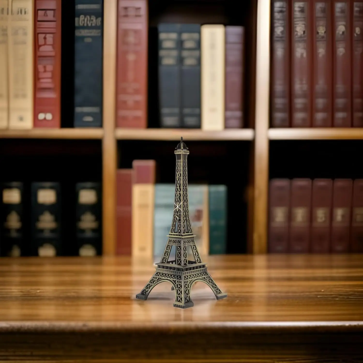 1Pcs Paris Eiffel Tower Statue Metal 15cm5.9Inch Retro style Eiffel Tower Souvenir Paris Eiffel Tower Statue Model Ornament