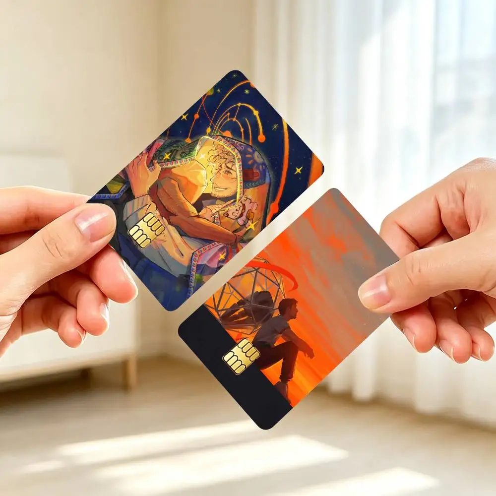 P-Project Hail Mary R-Ryan Gosling Credit Card HD Stickers Game Card Decal Small Chip Waterproof Sticker Gift