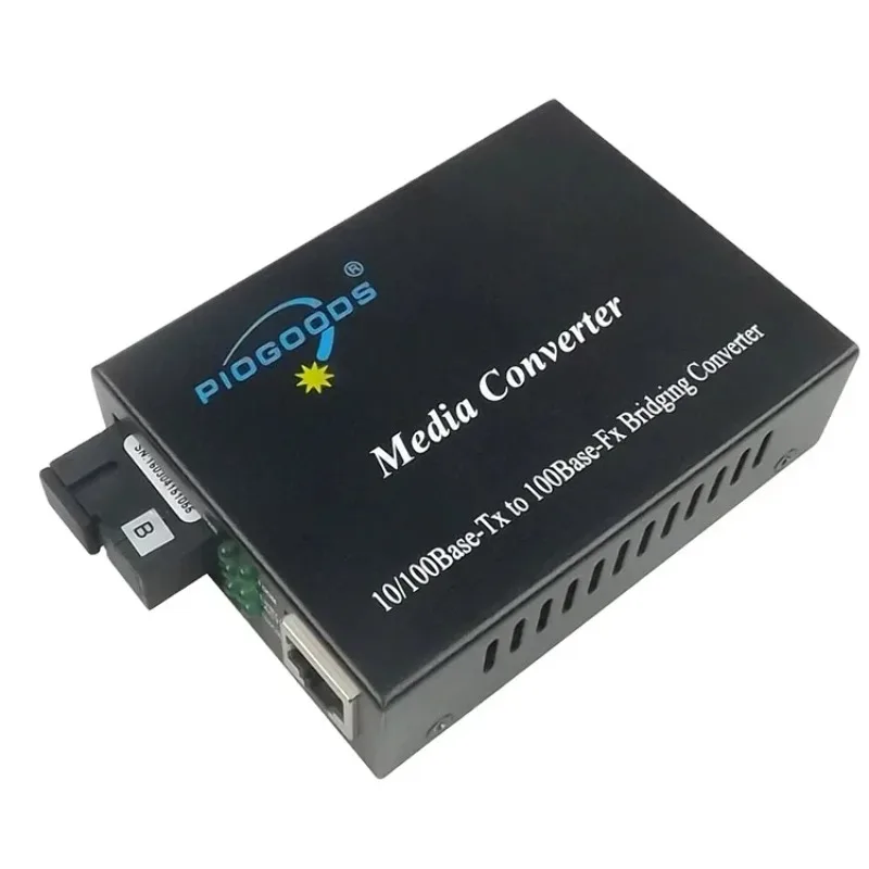 

10/100M Adaptive 1310/1550nm 20km Disdance External Power Supply Ethernet Fiber Media Converter