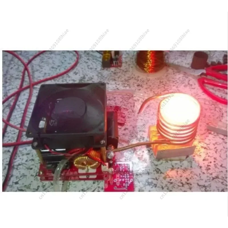 1000W ZVS Induction Heating Board Kit High Frequency Heater With Copper Tube For Metal Melting Heating Hardening Experiment