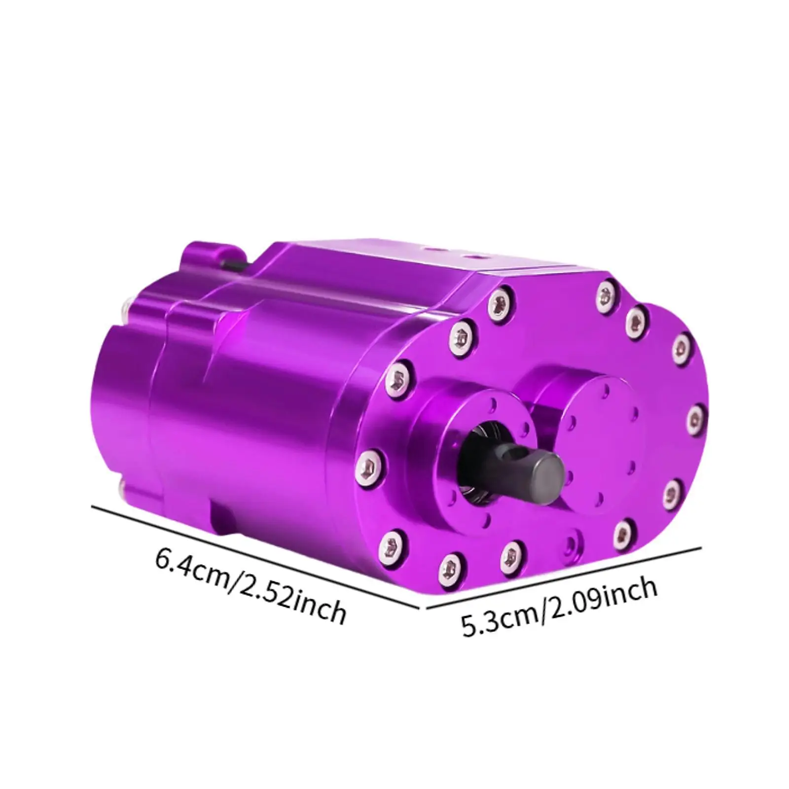 RC 2단 변속기 업그레이드 부품 직접 교체 견고한 박스 이중 속도 변속기 박스 SCX10용