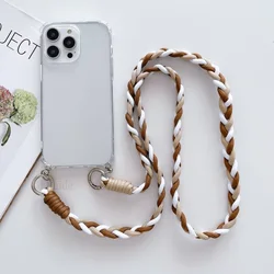 Lanyard Case for Google Pixel 9 8 7 Pro 8A 7A 10 XL Google9 Pixel8 Pixel7 Crossbody Strap Braid Neck Armor Clear TPU Soft Cover