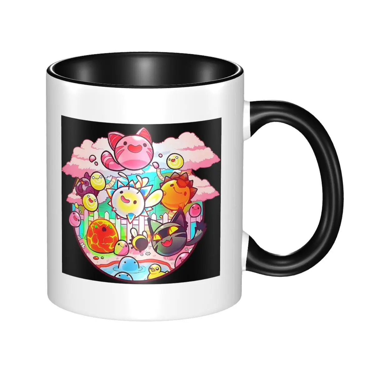 Game Slime Rancher Chibi Monsters Mug Funny Ceramic Coffee Cups Tea Mugs Milk Cup Drinkware Gift for Friends