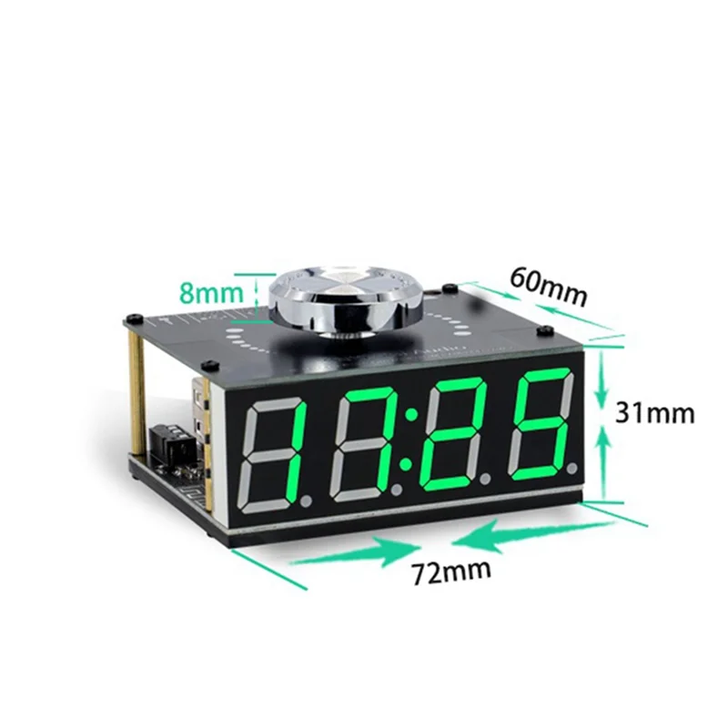 Module de carte amplificateur numérique stéréo Bluetooth amélioré, multifonction de qualité HIFI 50Wx2 noir avec Module d'horloge de synchronisation WIFI, 1 ensemble