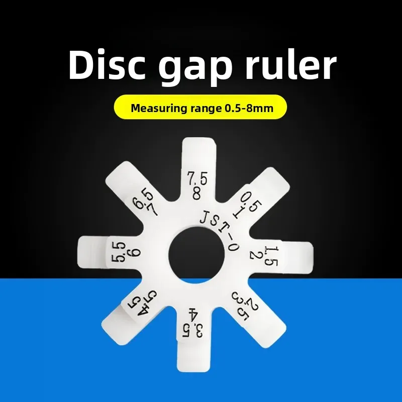 Disc gap gauge, octagonal gauge Round plastic anti-scratch octopus car body detection 0.5-8 mm