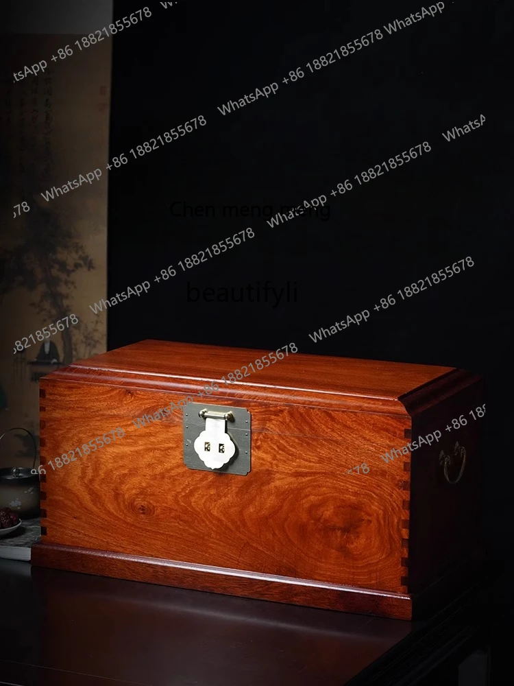 

Mahogany Storage Box Rosewood Gift Box Classical Treasure Large Painting Box Large Fruit Purple Sandalwood