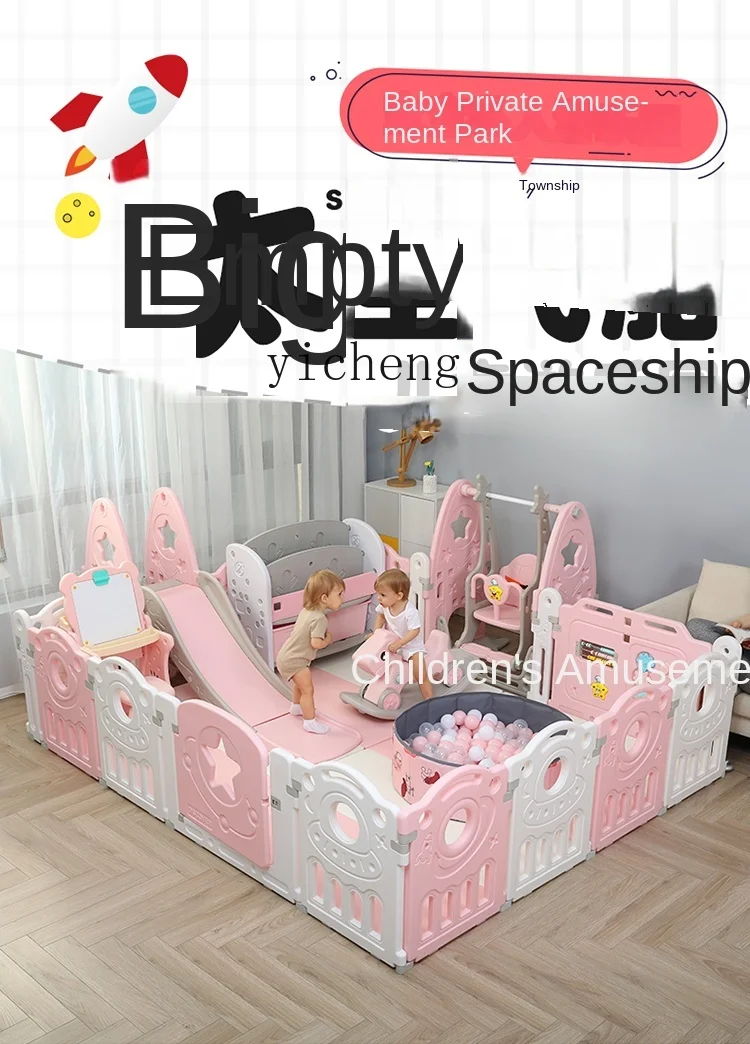 Tqh Baby Home Gaming Zaun Baby Indoor Sicherheit Kleinkind Absturz sicherung Krabbel matte Vergnügung spark